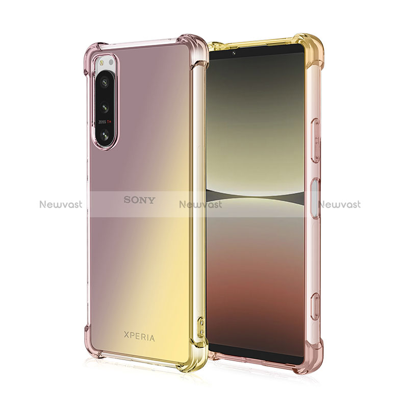 Ultra-thin Transparent Gel Gradient Soft Case Cover for Sony Xperia 5 II