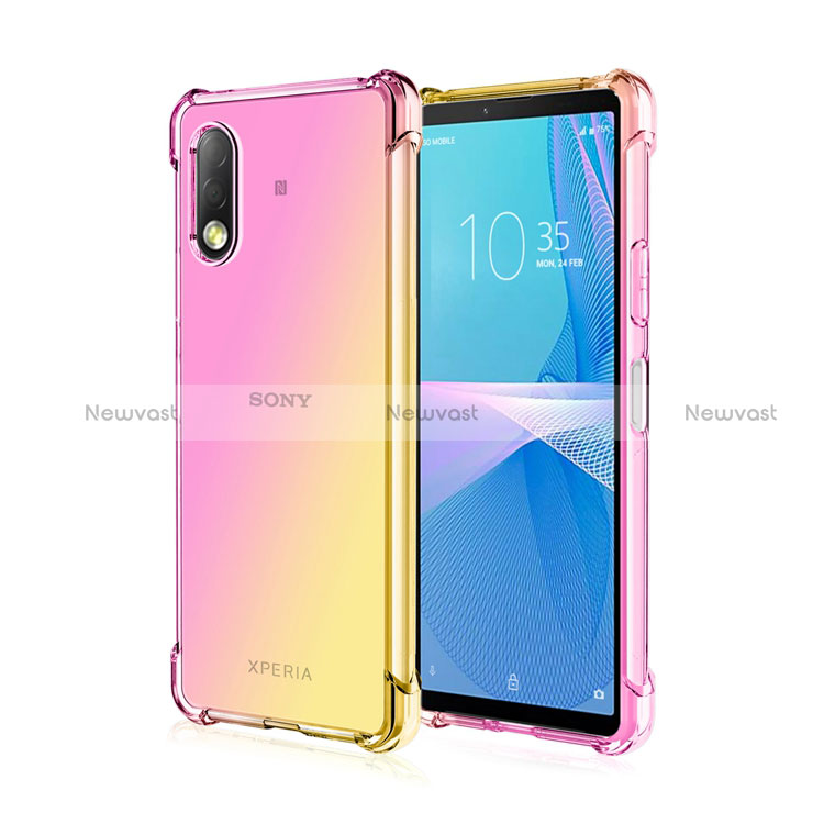 Ultra-thin Transparent Gel Gradient Soft Case Cover for Sony Xperia Ace II