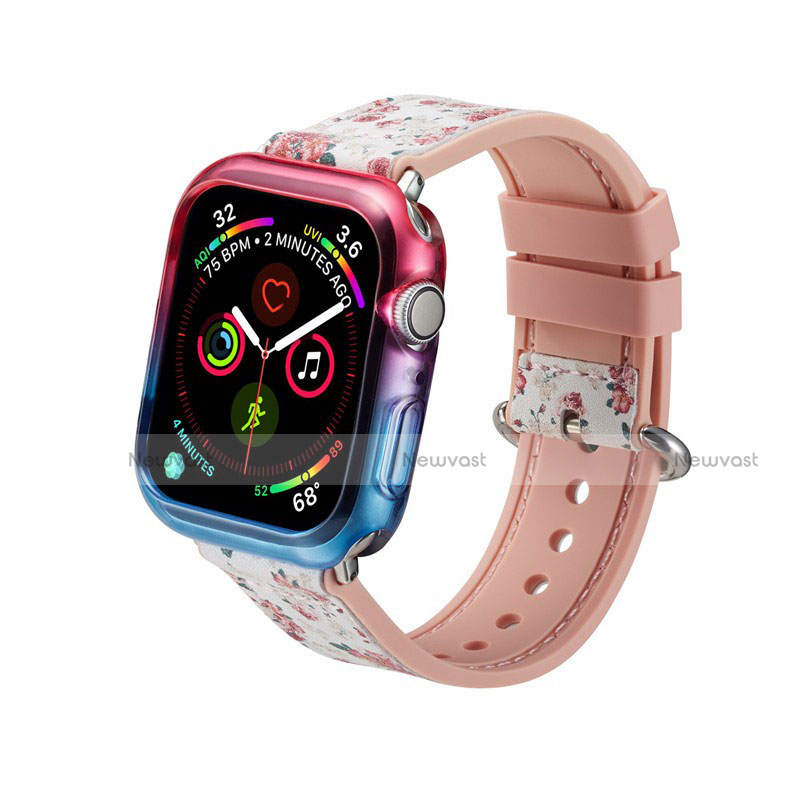Ultra-thin Transparent Gel Gradient Soft Case Cover G01 for Apple iWatch 5 40mm