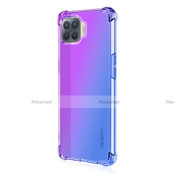 Ultra-thin Transparent Gel Gradient Soft Case Cover G01 for Oppo A93