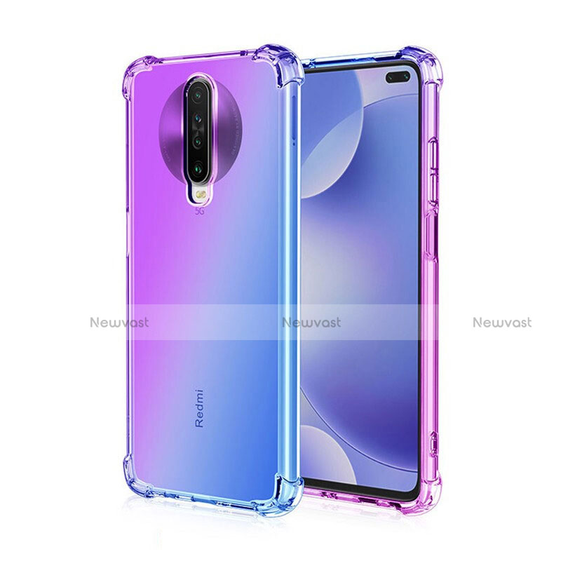 Ultra-thin Transparent Gel Gradient Soft Case Cover G01 for Xiaomi Poco X2