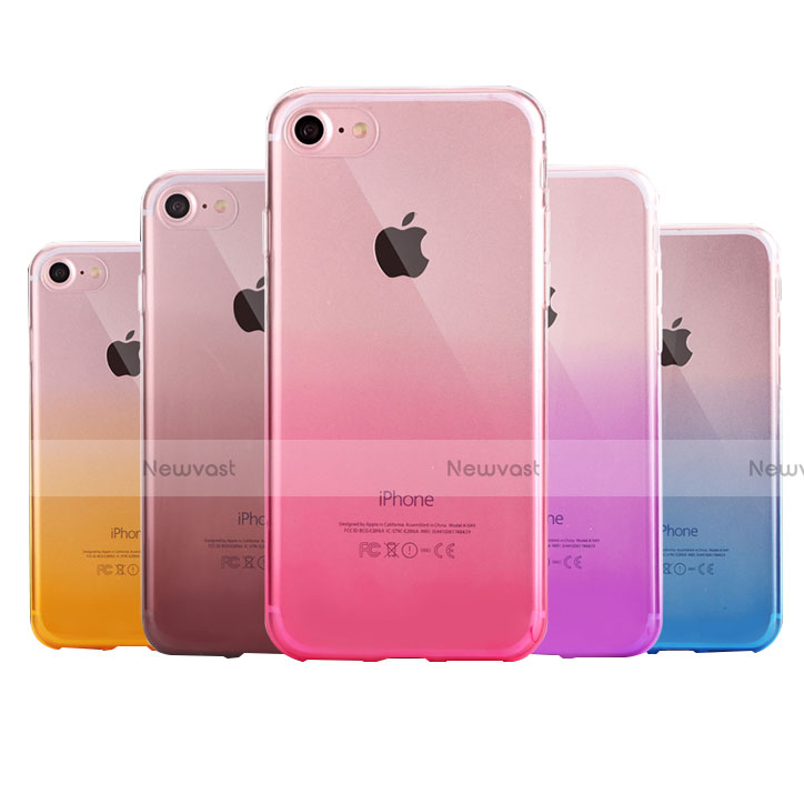 Ultra-thin Transparent Gel Gradient Soft Case G01 for Apple iPhone SE3 2022