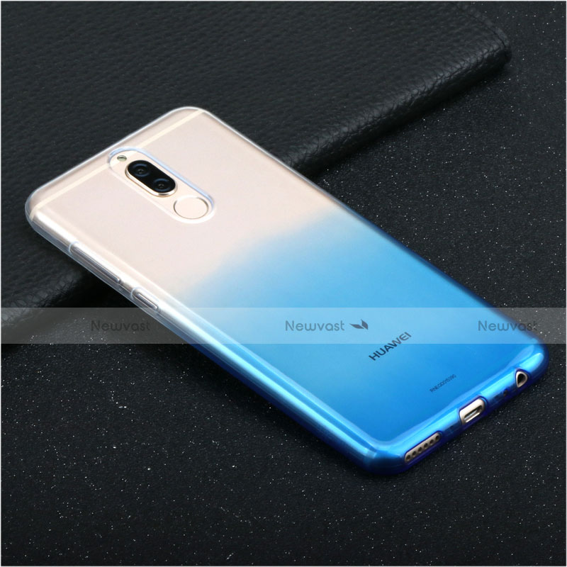 Ultra-thin Transparent Gel Gradient Soft Case G01 for Huawei Nova 2i Blue