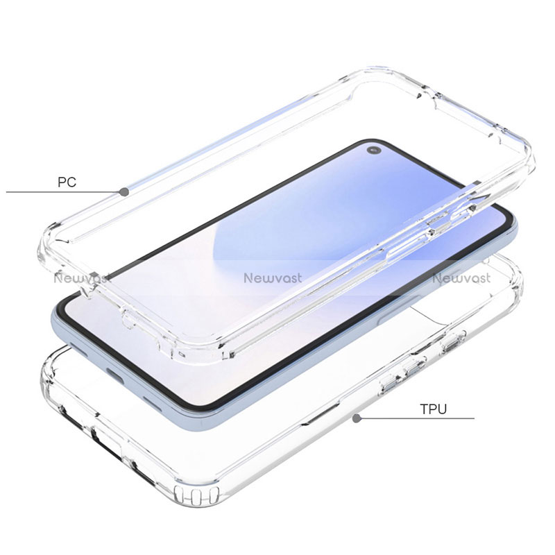 Ultra-thin Transparent Gel Gradient Soft Matte Finish Front and Back Case 360 Degrees Cover for Google Pixel 5 XL 5G