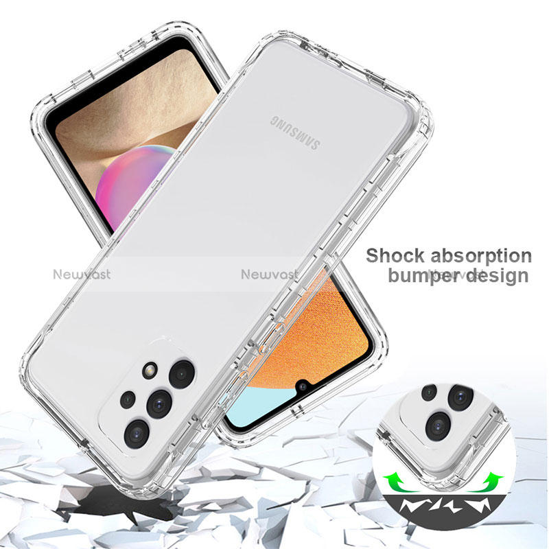 Ultra-thin Transparent Gel Gradient Soft Matte Finish Front and Back Case 360 Degrees Cover for Samsung Galaxy A32 5G