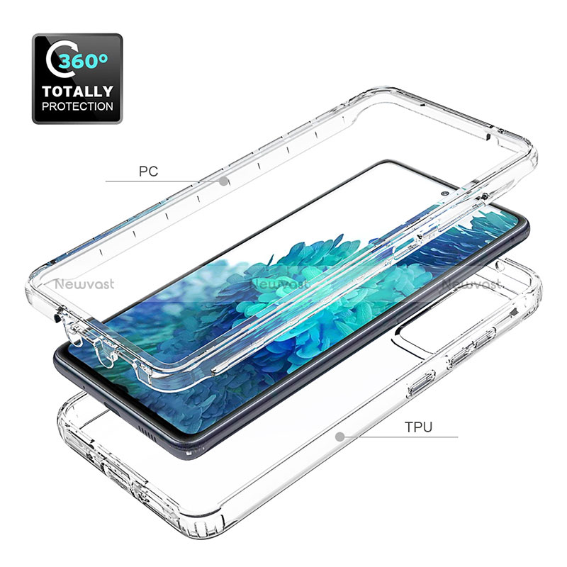 Ultra-thin Transparent Gel Gradient Soft Matte Finish Front and Back Case 360 Degrees Cover for Samsung Galaxy S20 FE (2022) 5G