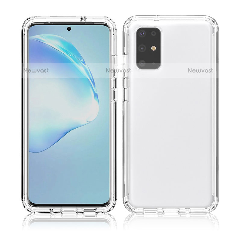 Ultra-thin Transparent Gel Gradient Soft Matte Finish Front and Back Case 360 Degrees Cover for Samsung Galaxy S20 Plus 5G