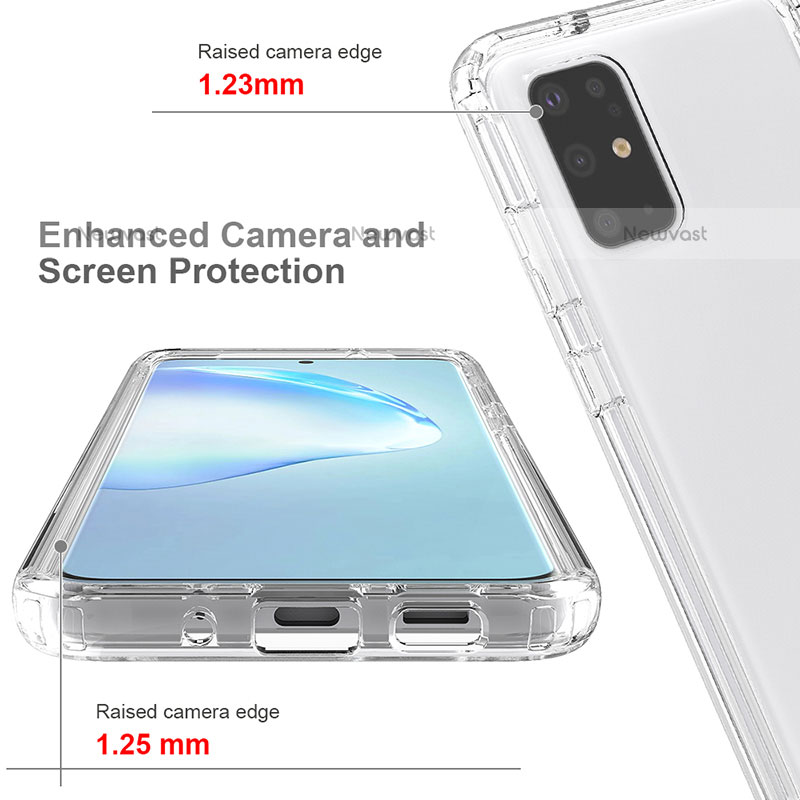 Ultra-thin Transparent Gel Gradient Soft Matte Finish Front and Back Case 360 Degrees Cover for Samsung Galaxy S20 Plus 5G