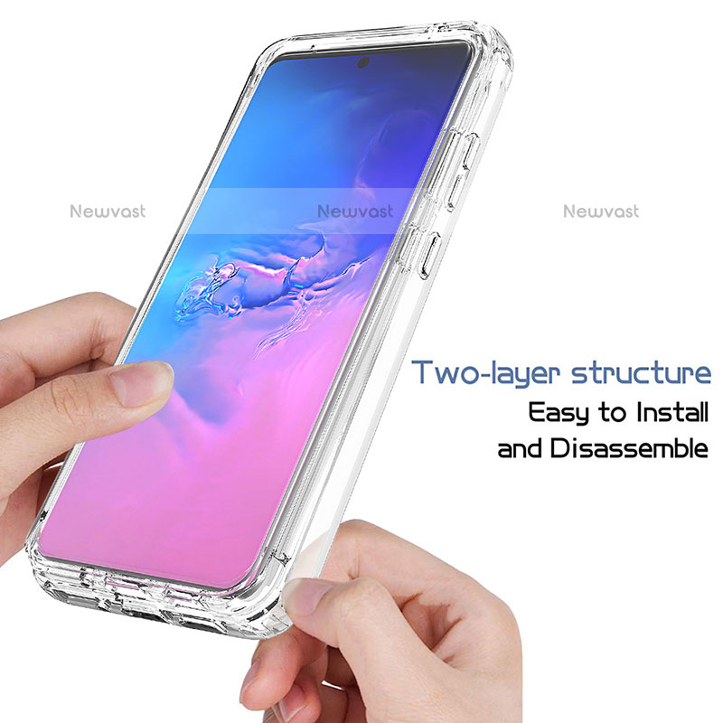 Ultra-thin Transparent Gel Gradient Soft Matte Finish Front and Back Case 360 Degrees Cover for Samsung Galaxy S20 Ultra