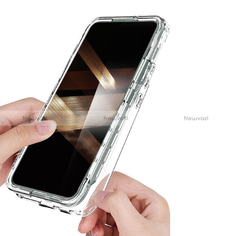 Ultra-thin Transparent Gel Gradient Soft Matte Finish Front and Back Case 360 Degrees Cover for Samsung Galaxy S24 Plus 5G