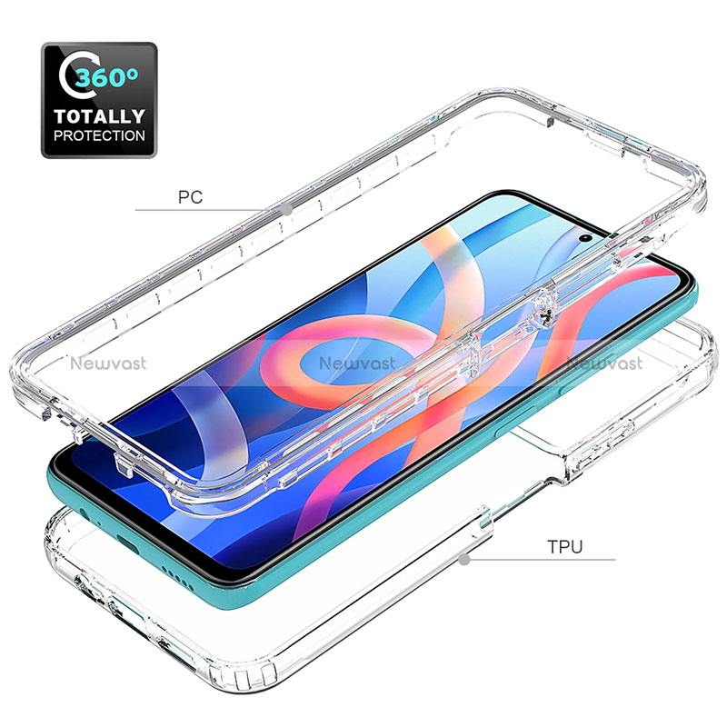 Ultra-thin Transparent Gel Gradient Soft Matte Finish Front and Back Case 360 Degrees Cover for Xiaomi Redmi Note 11S 5G