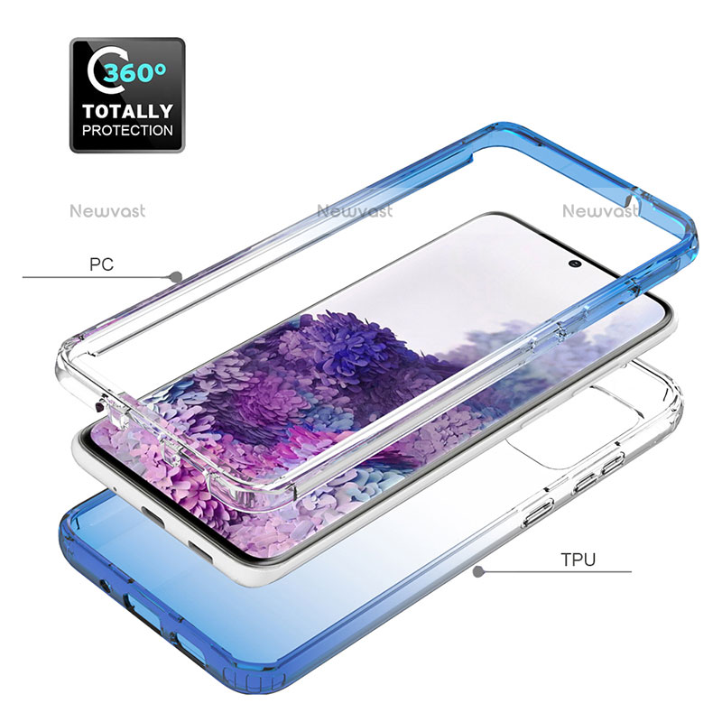 Ultra-thin Transparent Gel Gradient Soft Matte Finish Front and Back Case 360 Degrees Cover JX1 for Samsung Galaxy S20 Plus 5G