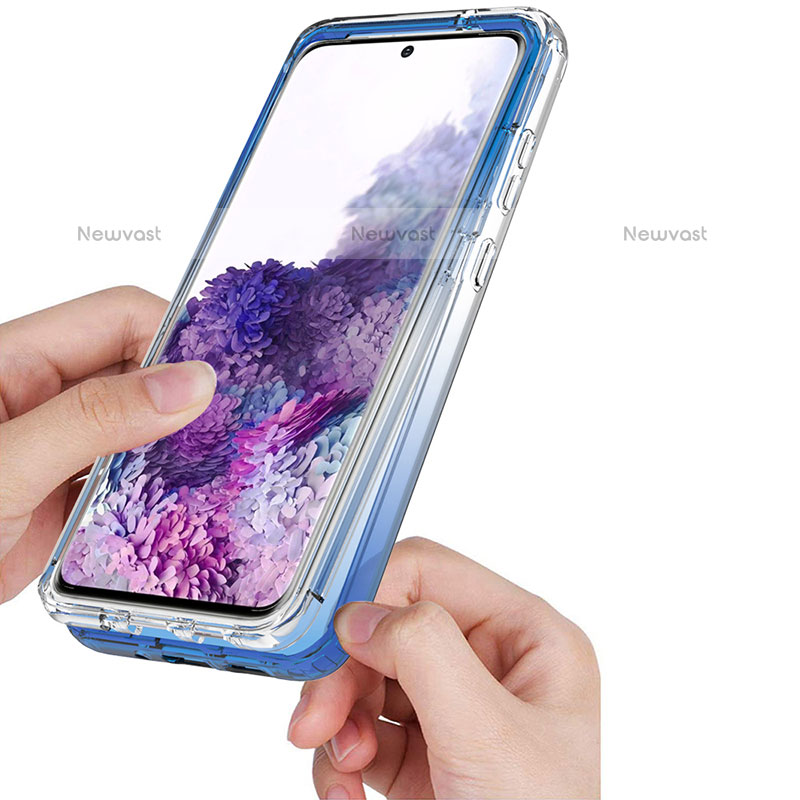 Ultra-thin Transparent Gel Gradient Soft Matte Finish Front and Back Case 360 Degrees Cover JX1 for Samsung Galaxy S20 Plus 5G