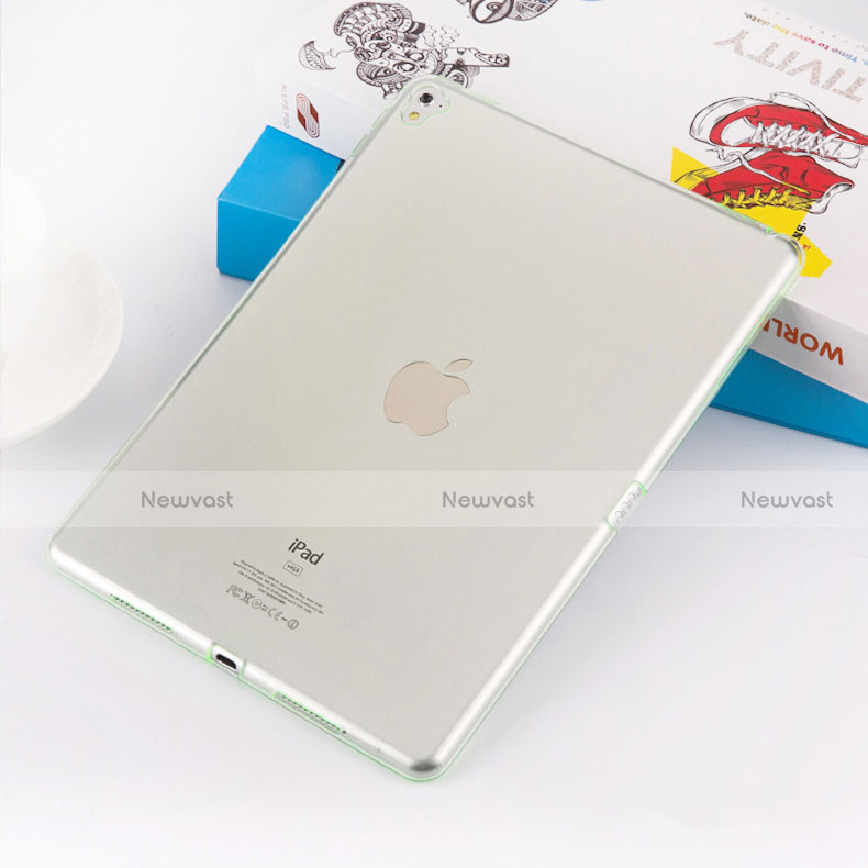 Ultra-thin Transparent Gel Soft Case for Apple iPad Pro 9.7 Green