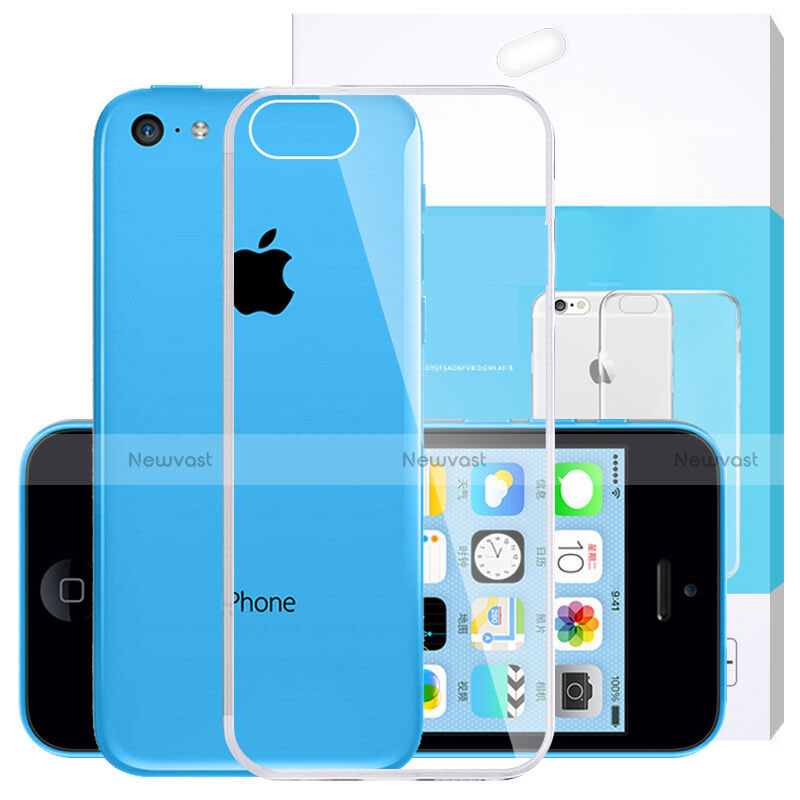 Ultra-thin Transparent Gel Soft Case for Apple iPhone 5C Clear