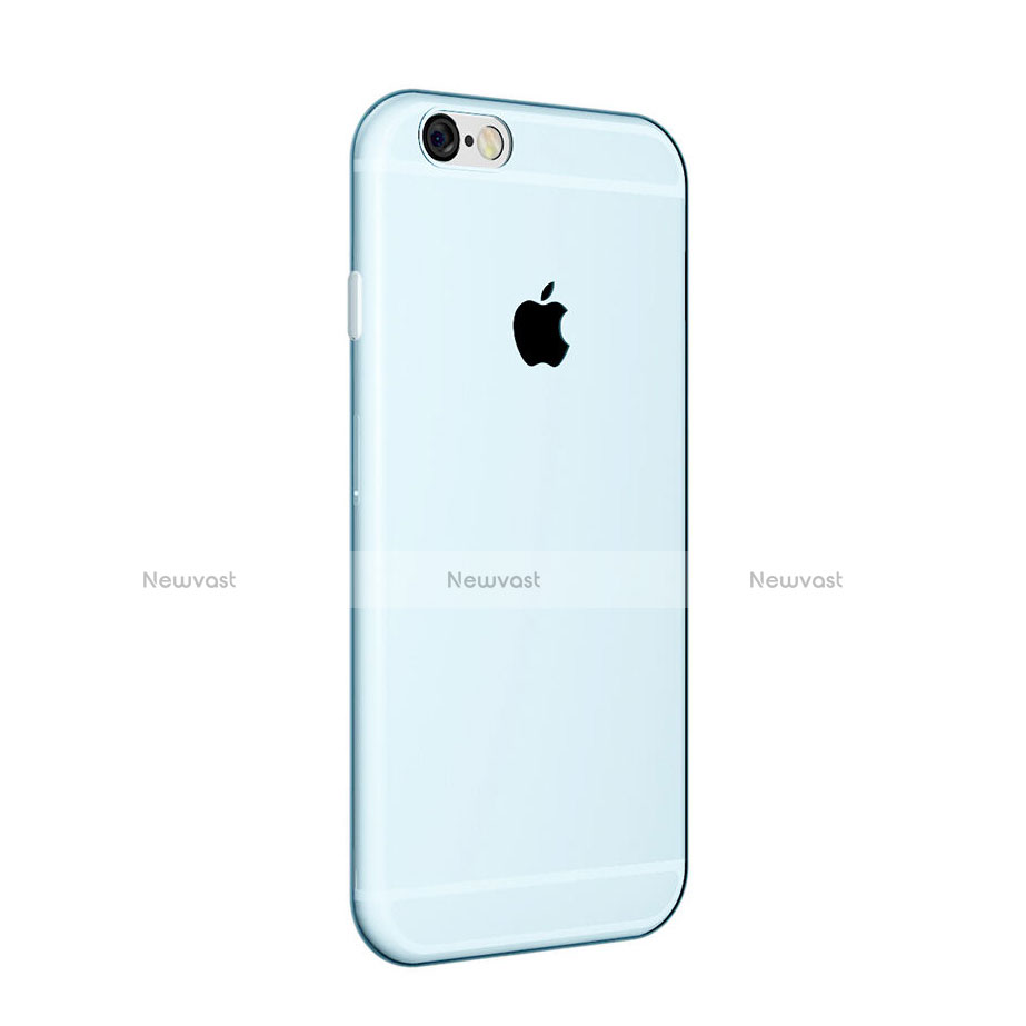 Ultra-thin Transparent Gel Soft Case for Apple iPhone 6S Blue