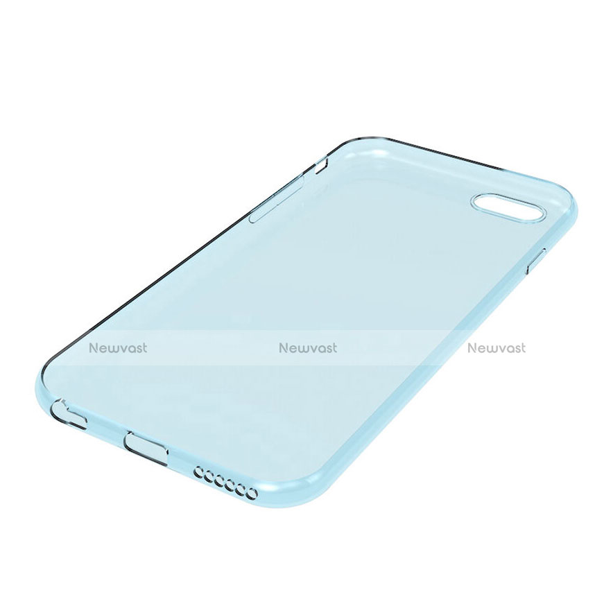 Ultra-thin Transparent Gel Soft Case for Apple iPhone 6S Blue