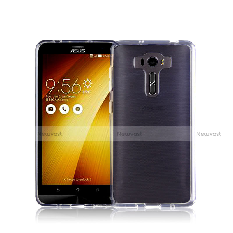 Ultra-thin Transparent Gel Soft Case for Asus Zenfone 3 Deluxe ZS570KL ZS550ML Clear