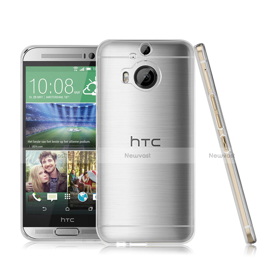 Ultra-thin Transparent Gel Soft Case for HTC One M9 Plus Clear