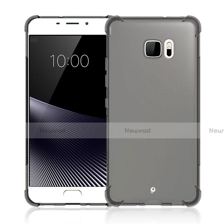 Ultra-thin Transparent Gel Soft Case for HTC U Ultra Gray