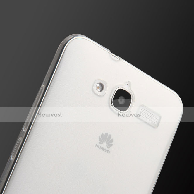 Ultra-thin Transparent Gel Soft Case for Huawei Ascend GX1 Clear