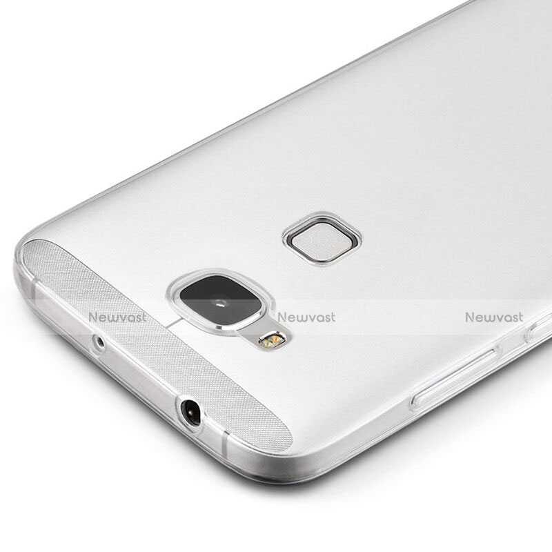 Ultra-thin Transparent Gel Soft Case for Huawei G7 Plus White