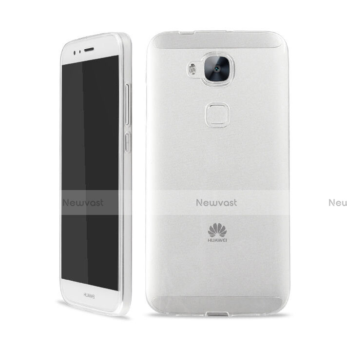 Ultra-thin Transparent Gel Soft Case for Huawei GX8 White