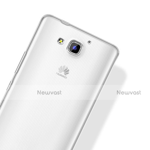 Ultra-thin Transparent Gel Soft Case for Huawei Honor 3X G750 Clear