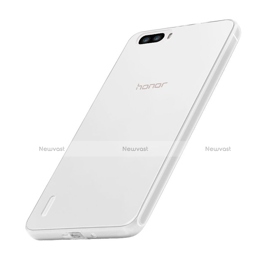 Ultra-thin Transparent Gel Soft Case for Huawei Honor 6 Plus Clear