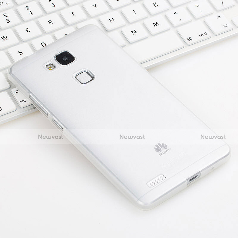 Ultra-thin Transparent Gel Soft Case for Huawei Mate 7 Clear