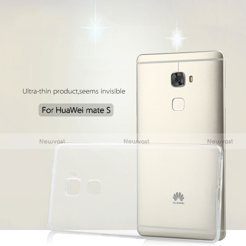 Ultra-thin Transparent Gel Soft Case for Huawei Mate S White