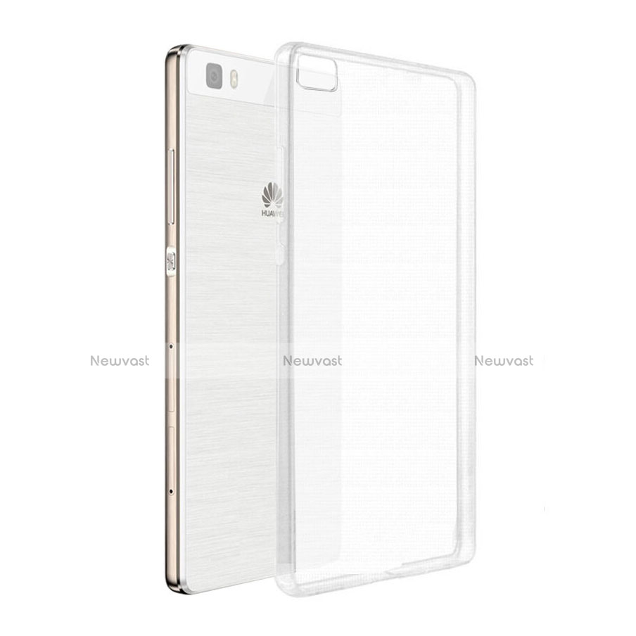 Ultra-thin Transparent Gel Soft Case for Huawei P8 Lite Clear