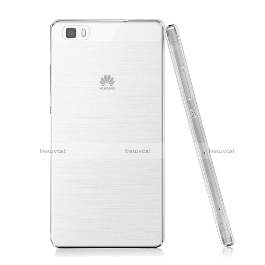 Ultra-thin Transparent Gel Soft Case for Huawei P8 Lite Clear