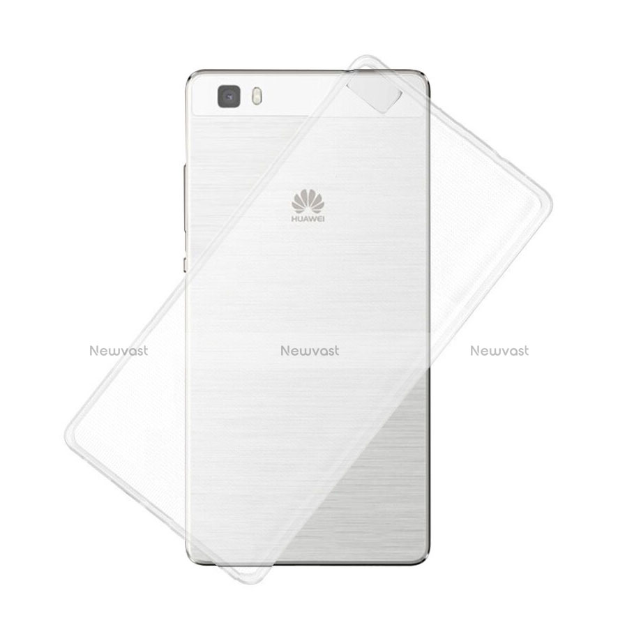 Ultra-thin Transparent Gel Soft Case for Huawei P8 Lite Clear