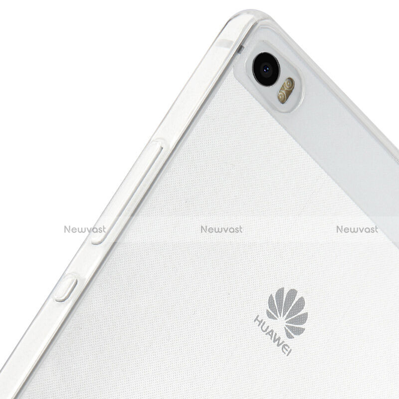 Ultra-thin Transparent Gel Soft Case for Huawei P8 Max Clear