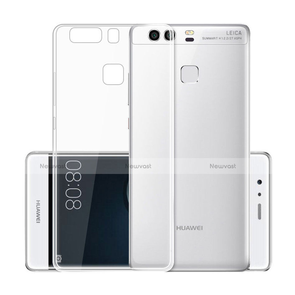 Ultra-thin Transparent Gel Soft Case for Huawei P9 Plus Clear
