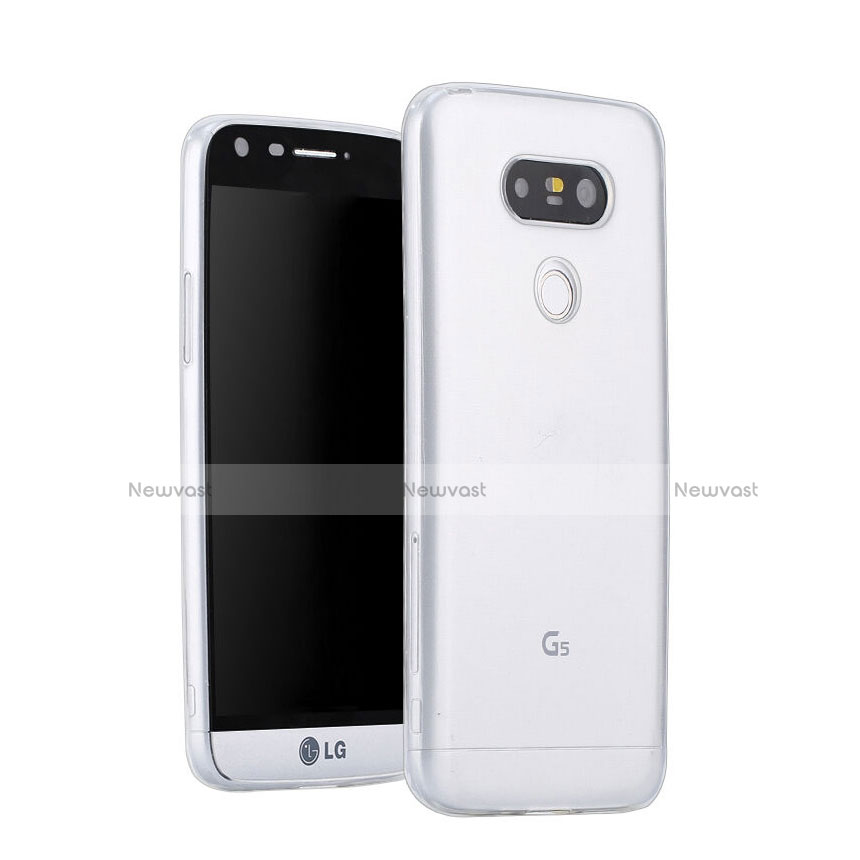 Ultra-thin Transparent Gel Soft Case for LG G5 Clear