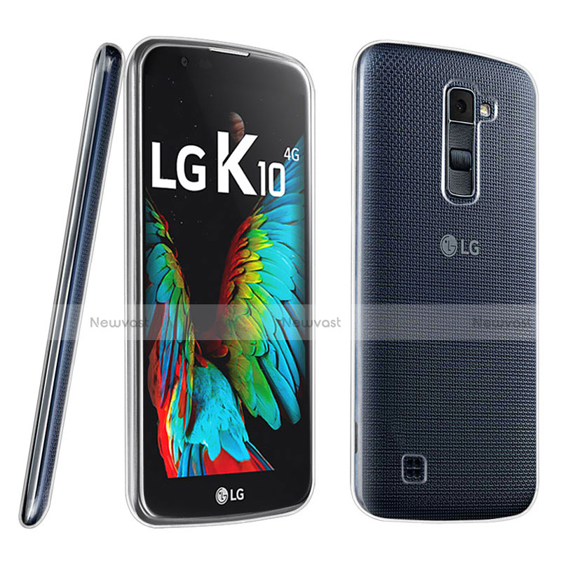 Ultra-thin Transparent Gel Soft Case for LG K10 Clear