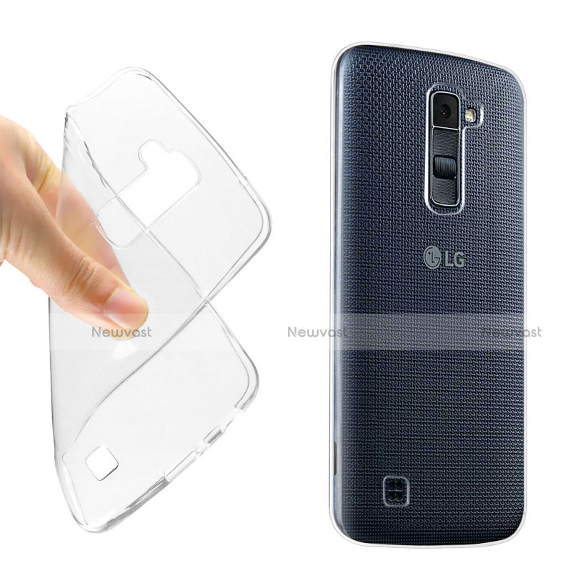 Ultra-thin Transparent Gel Soft Case for LG K10 Clear