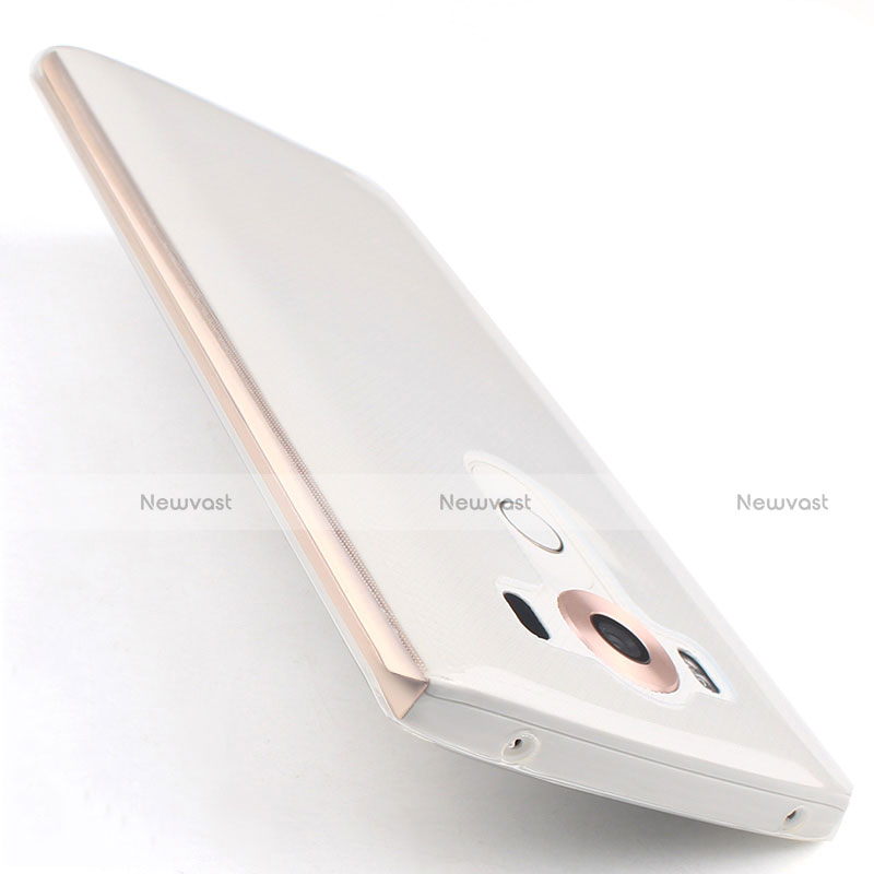 Ultra-thin Transparent Gel Soft Case for LG V10 Clear