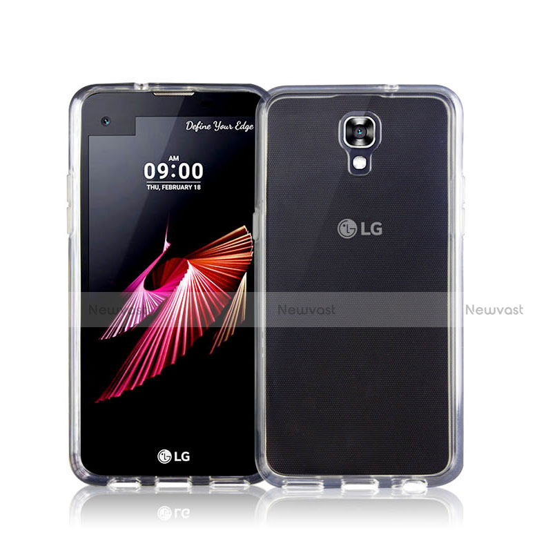 Ultra-thin Transparent Gel Soft Case for LG X Screen Clear