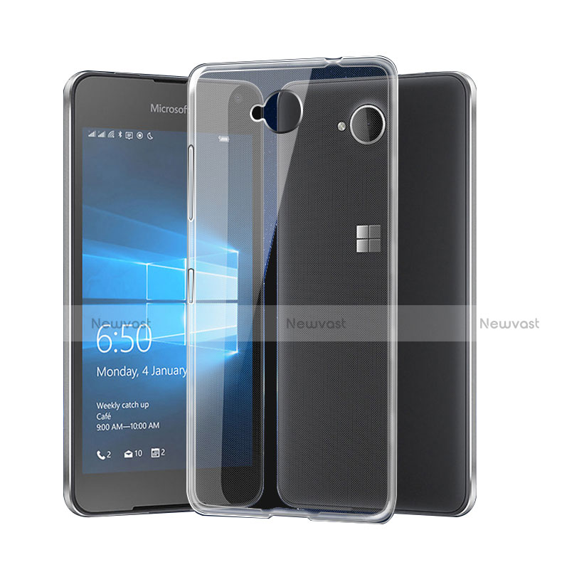 Ultra-thin Transparent Gel Soft Case for Microsoft Lumia 650 Clear