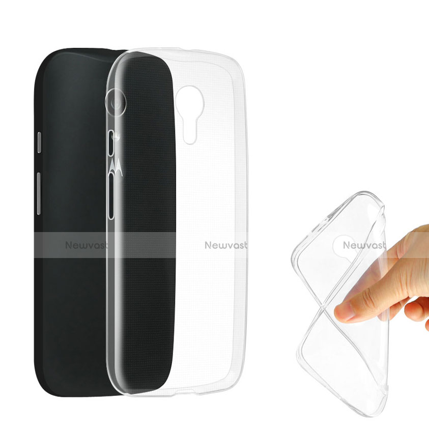Ultra-thin Transparent Gel Soft Case for Motorola Moto G (2nd Gen) Clear