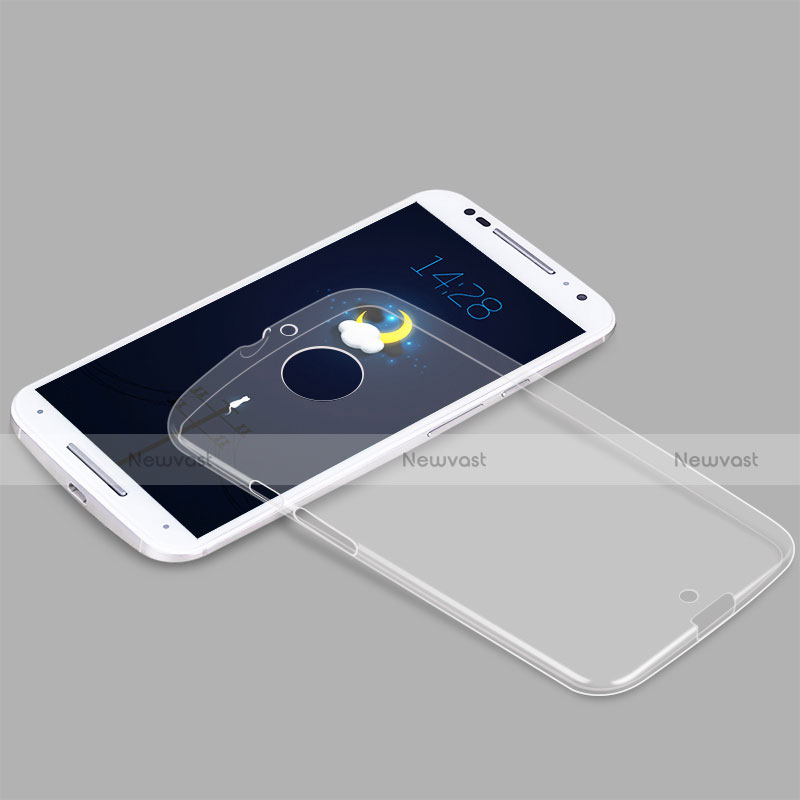 Ultra-thin Transparent Gel Soft Case for Motorola Moto X (2nd Gen) Clear
