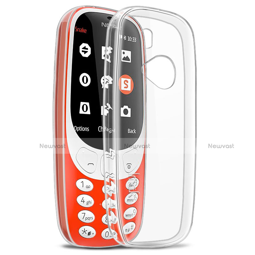 Ultra-thin Transparent Gel Soft Case for Nokia 3310 (2017) Clear