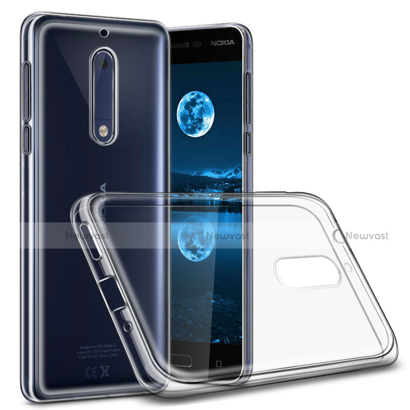 Ultra-thin Transparent Gel Soft Case for Nokia 5 Clear