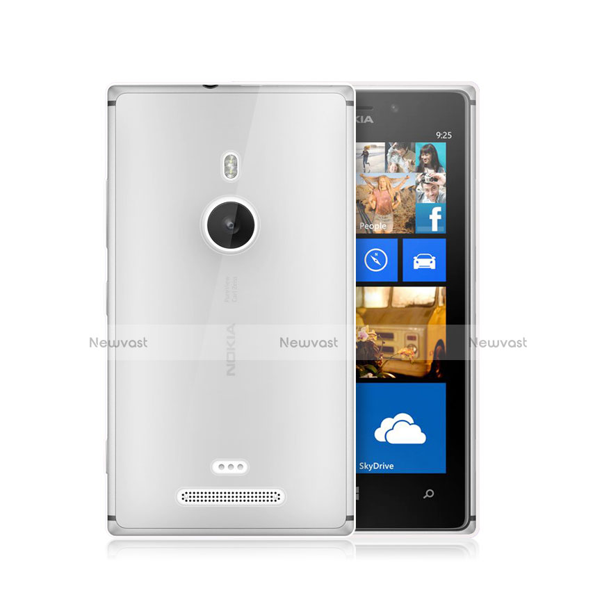Ultra-thin Transparent Gel Soft Case for Nokia Lumia 925 Clear