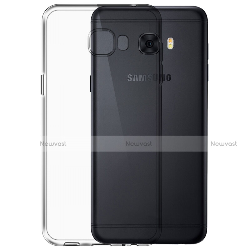 Ultra-thin Transparent Gel Soft Case for Samsung Galaxy C5 Pro C5010 Clear