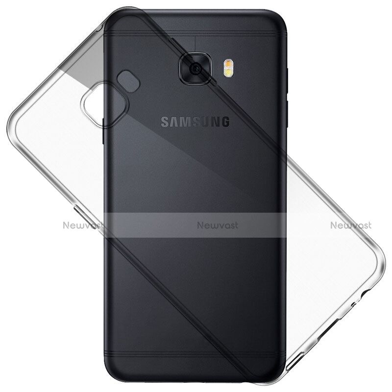 Ultra-thin Transparent Gel Soft Case for Samsung Galaxy C5 Pro C5010 Clear