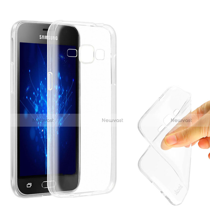 Ultra-thin Transparent Gel Soft Case for Samsung Galaxy J1 (2016) J120F Clear